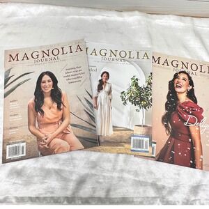 Magnolia Journal Magazine Lot of 3 Multi Excellent 2020 2021 Issues 14 19 21
